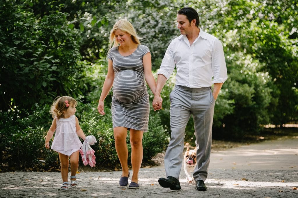 Pregnancy family photography in Chelsea
